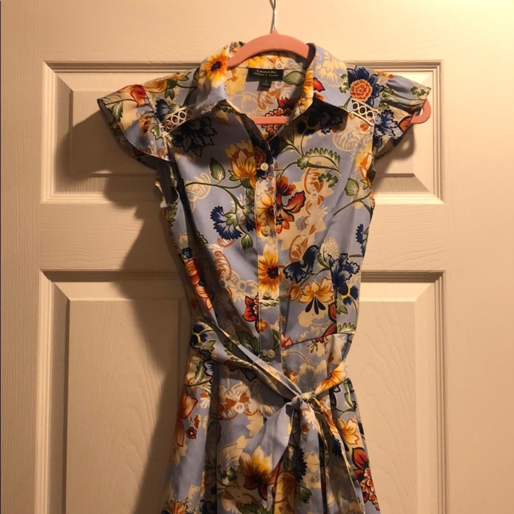 Tahari floral dress. Perfect for any occasion.